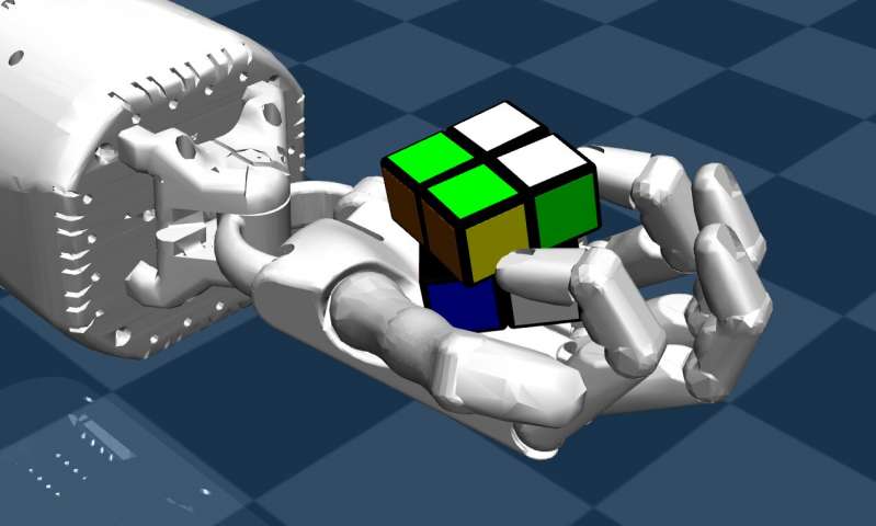 Solving a Rubik’s Cube with a dexterous hand