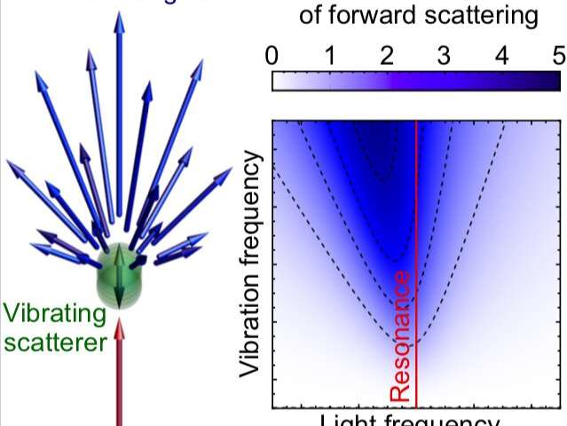 The optomechanical Kerker effect: Controlling light with vibrating nanoparticles