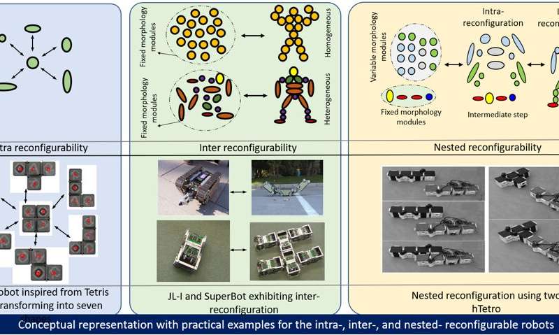 A framework to evaluate and compare self-reconfigurable robotic systems