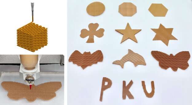 A new flexible piezoelectric composite for 3-D printing