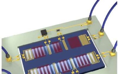 A system for the nonreciprocal transmission of microwave acoustic waves