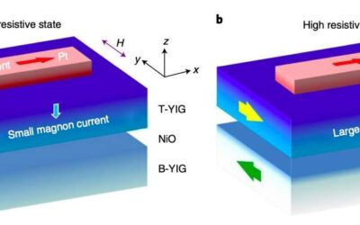 A platinum and yttrium iron garnet-based structure produces a new magnetoresistance effect