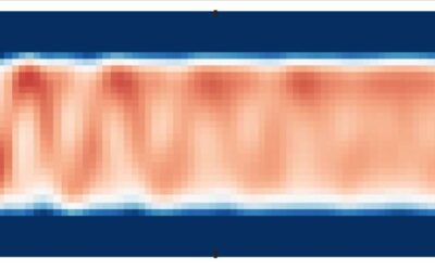 Probing the properties of a 2-D fermi gas