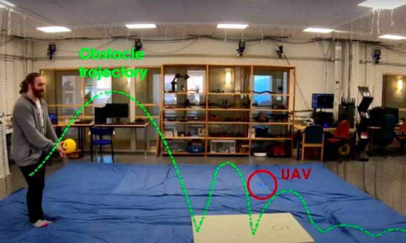 A model for autonomous navigation and obstacle avoidance in UAVs