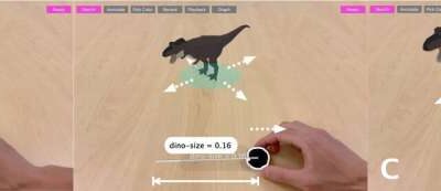 RealitySketch: An AR interface to create responsive sketches