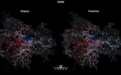 Using deep learning to infer the socioeconomic status of people in different urban areas