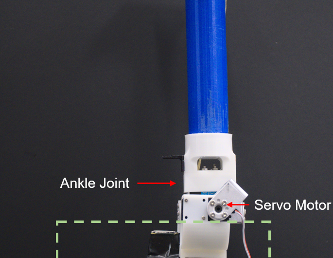 A tactile sensing foot to increase the stability of legged robots