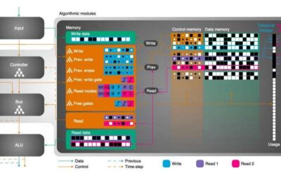 A memory-augmented, artificial neural network-based architecture