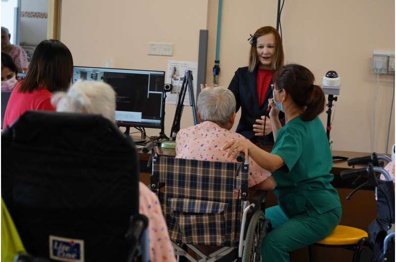Study explores the potential of using a humanoid robot to entertain the elderly