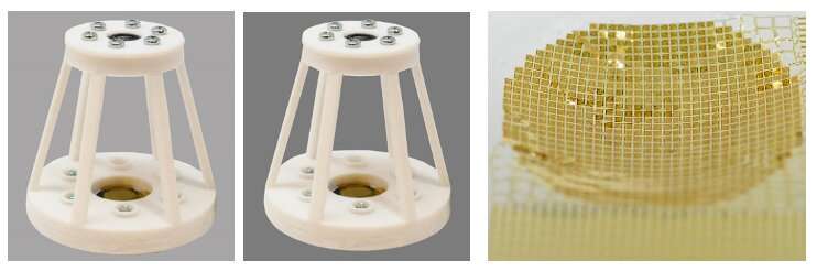 A curvy and shape-adaptive imager based on printed optoelectronic pixels