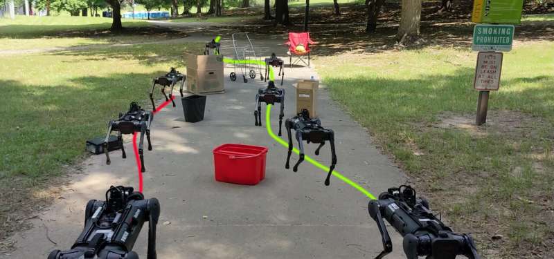 Researchers develop a new robot that can efficiently navigate sidewalks in urban environments