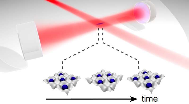 The first experimental realization of a dissipative time crystal