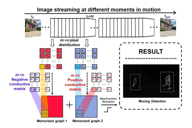 A retina-inspired device that can detect and recognize movements in the environment