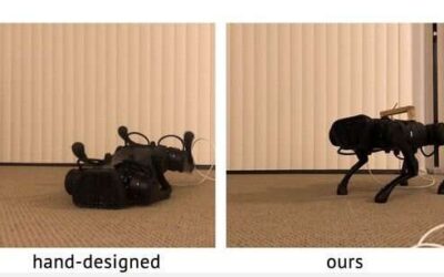 A technique that allows legged robots to continuously learn from their environment