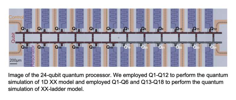 Thermalization and information scrambling in a superconducting quantum processor