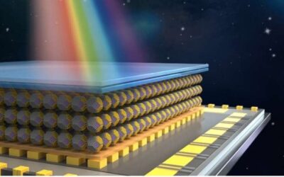 A highly efficient colloidal quantum dot imager that operates at near-infrared wavelengths