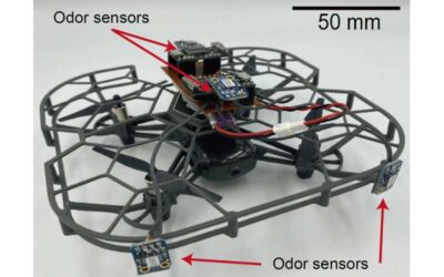 A palm-sized drone to track chemical plumes