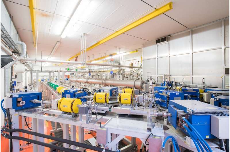 A multi-turn energy recovery accelerator that achieves high beam power with lower power consumption