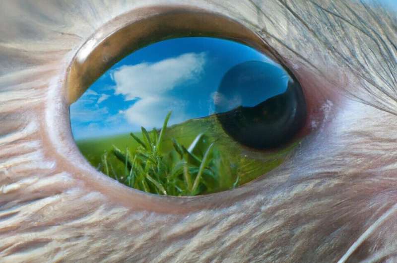 The functional organization of cells in the retina is shaped by natural panoramic environments