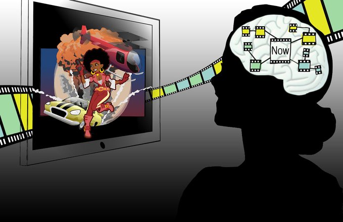 Study finds that the human brain reactivates mental representations of past events during new experiences