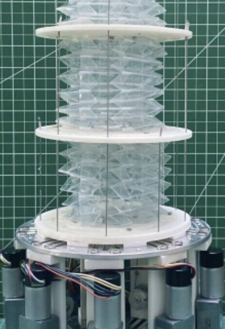 Team creates modular continuous robot based on origami-folded tubes