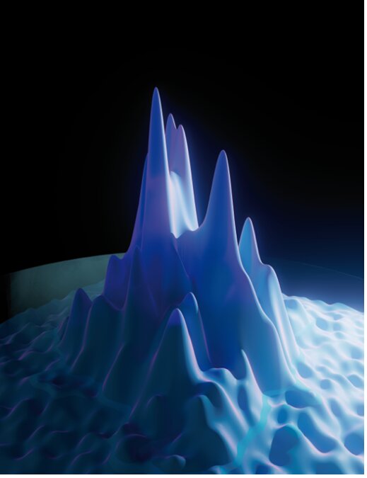 A solid-state quantum microscope that controls the wave functions of atomic quantum dots in silicon