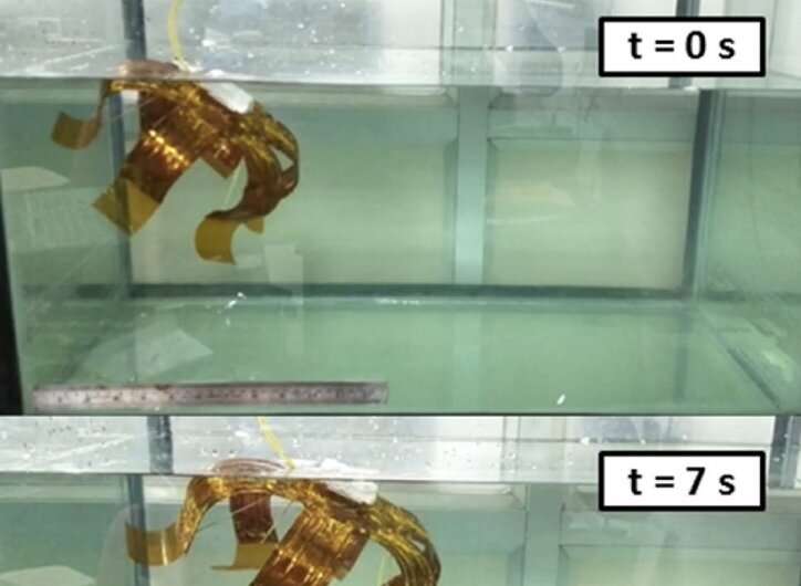 A polyamide-based soft jellyfish robot actuated by a shape memory alloy
