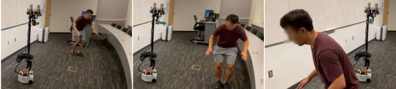 A robot that can detect subtle noises in its surroundings and use them to localize nearby humans