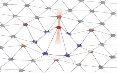 Optical spring enables programmable defect mode in new mechanical crystal