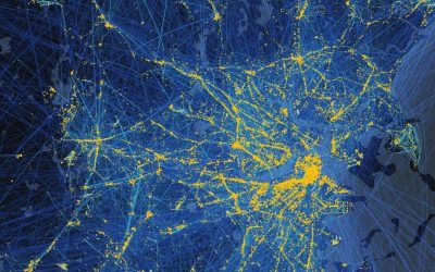 Behavior-based dependency networks can shape the resilience of cities following economic shocks