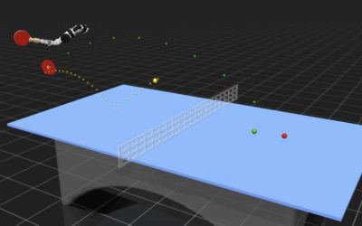 Robotic table tennis system predicts ball trajectory and adapts swing in real time