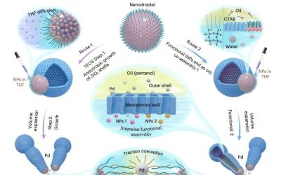 Self-stirring nanoreactors enhance reaction efficiency for chemical synthesis