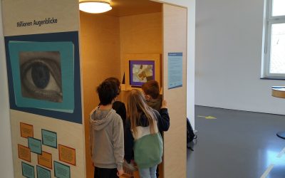 Eye-tracking exhibit helps map gaze behavior development across different life stages